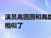 演员高圆圆和高路畅长得像吗？他们的气质太相似了