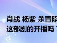 肖战 杨紫 杀青照片很甜 肖战227事件会影响这部剧的开播吗？