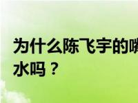 为什么陈飞宇的嘴是歪的？陈飞宇真的会流口水吗？