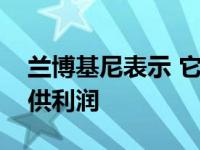 兰博基尼表示 它可以为斯特拉托拉力赛车提供利润