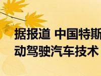 据报道 中国特斯拉投资者正在开发自己的自动驾驶汽车技术