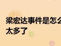 梁宏达事件是怎么回事？梁宏达对雷锋的评论太多了