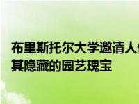 布里斯托尔大学邀请人们在4月至9月的一场特别活动中探索其隐藏的园艺瑰宝