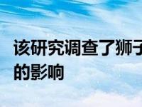 该研究调查了狮子和长颈鹿生活在一起对种群的影响