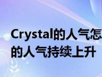 Crystal的人气怎么样？这部电视剧上映后 她的人气持续上升