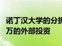 诺丁汉大学的分拆给东米德兰兹郡带来了数百万的外部投资