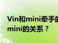 Vin和mini牵手的照片是什么梗揭示了Vin和mini的关系？