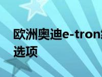 欧洲奥迪e-tron终于获得22千瓦汽车充电器选项