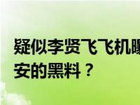 疑似李贤飞飞机曝光为何有这么多网友称李习安的黑料？