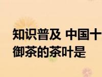 知识普及 中国十大名茶之一 曾经被甘龙封为御茶的茶叶是