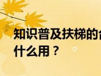 知识普及扶梯的台阶旁边会有一排刷子 这有什么用？