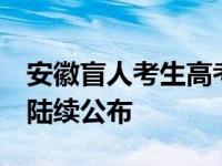 安徽盲人考生高考635分 2020年各省市成绩陆续公布