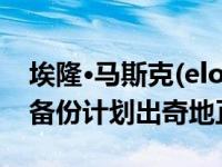 埃隆·马斯克(elon musk)的特斯拉网络卡车备份计划出奇地正常