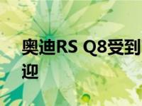 奥迪RS Q8受到了热爱汽车的世界的热烈欢迎