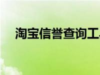 淘宝信誉查询工具（淘宝信誉查询网站）