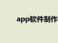 app软件制作费用（app软件制作）