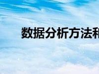 数据分析方法和模型（数据分析方法）