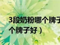 3段奶粉哪个牌子好吸收好消化（3段奶粉哪个牌子好）