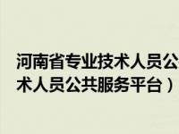 河南省专业技术人员公共服务平台学时申报（河南省专业技术人员公共服务平台）