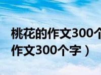 桃花的作文300个字三年级下册语文（桃花的作文300个字）