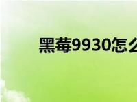 黑莓9930怎么装微信（黑莓9930）