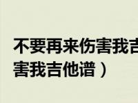 不要再来伤害我吉他谱分解和弦（不要再来伤害我吉他谱）