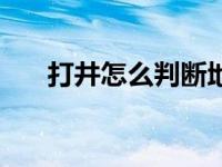 打井怎么判断地下有水（打井找水仪）