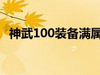 神武100装备满属性（神武50装备满属性）