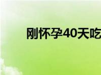 刚怀孕40天吃什么最好（刚少传说）