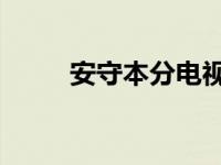 安守本分电视剧（安守本分 谷微）