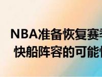 NBA准备恢复赛季的8大问题湖人的半场问题 快船阵容的可能性