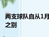 两支球队自从1月22日以来战绩可以说是天壤之别