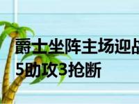 爵士坐阵主场迎战老鹰米切尔斩获27分3篮板5助攻3抢断