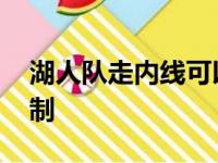 湖人队走内线可以用之兵再减 就算打进杯赛制