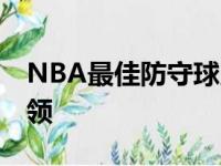 NBA最佳防守球员排名:扬尼斯阿德托孔波带领