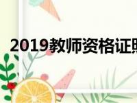 2019教师资格证照片尺寸（教资照片要求）