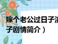 嫁个老公过日子演员表（电视剧嫁个老公过日子剧情简介）