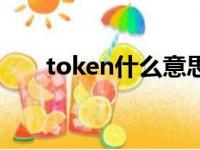 token什么意思中文（token的解释）