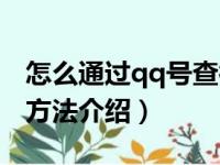 怎么通过qq号查微信号（通过qq号查微信号方法介绍）