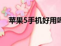 苹果5手机好用吗（苹果5怎么设置铃声）