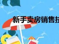 新手卖房销售技巧（新手要怎么卖房）