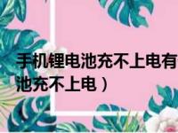 手机锂电池充不上电有什么解决的办法（怎样解决手机锂电池充不上电）