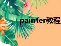 painter教程（painter基础教程）