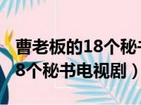 曹老板的18个秘书电视剧第二部（曹老板的18个秘书电视剧）