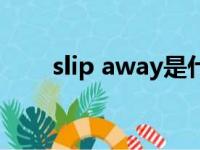 slip away是什么意思（slip away）