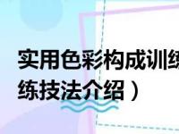 实用色彩构成训练技法（关于实用色彩构成训练技法介绍）