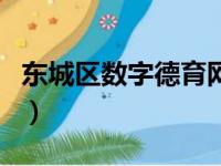 东城区数字德育网被锁定（东城区数字德育网）