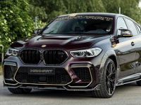 一次性BMWX6M金色碳纤维饰边