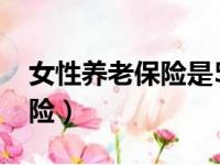 女性养老保险是55岁还是60岁（女性养老保险）