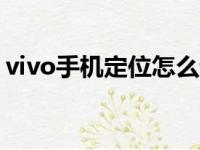 vivo手机定位怎么设置（手机定位怎么设置）